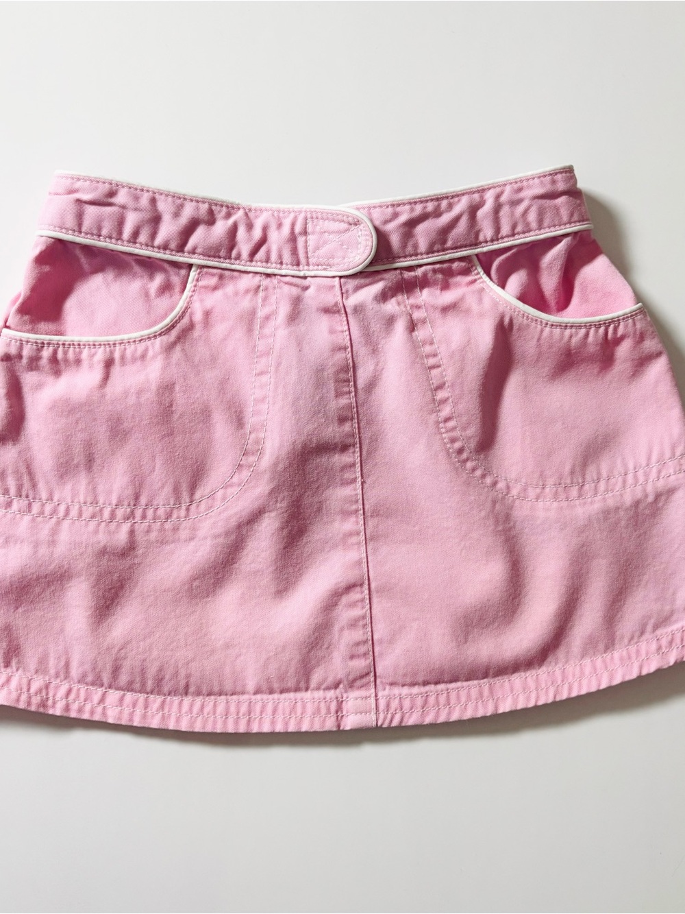 Vintage Tommy Hilfiger Toddler Pink Mini Skirt Size 24M Coquette Pastel Y2k